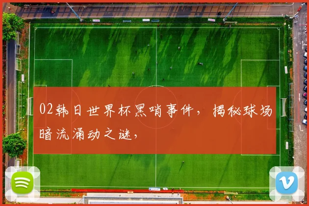 02韩日世界杯黑哨事件，揭秘球场暗流涌动之谜，